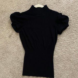 Express Design Studio Mock Neck Ribbed Sweater
